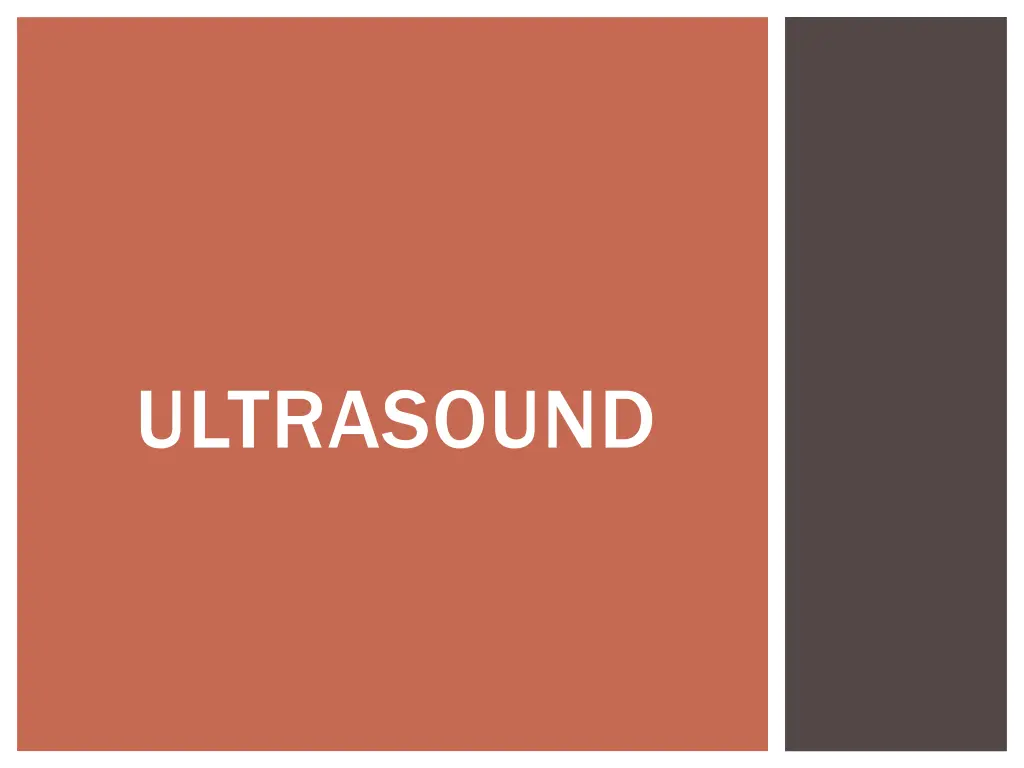 ultrasound