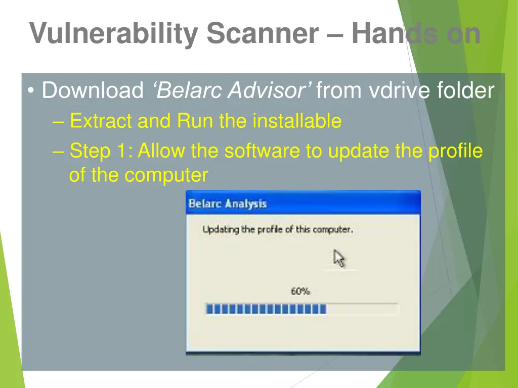 vulnerability scanner hands on