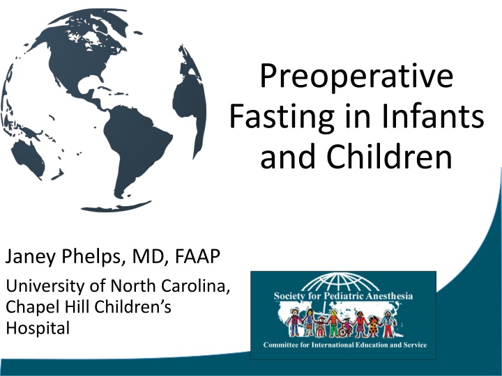 preoperative fasting in infants and children