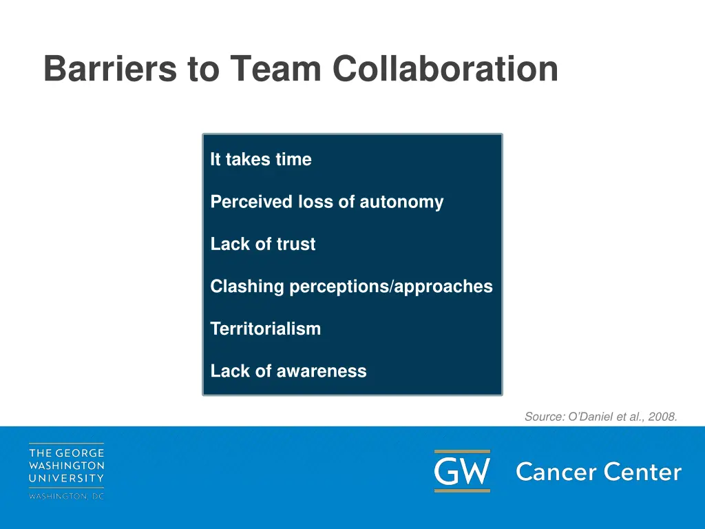 barriers to team collaboration