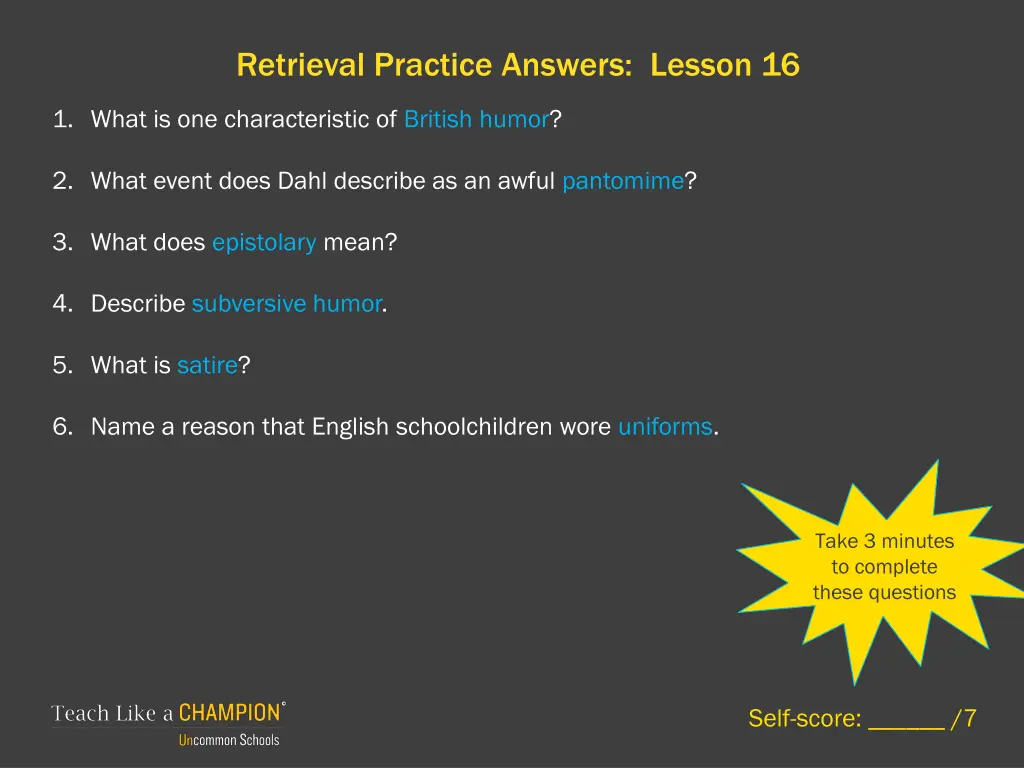 retrieval practice answers lesson 16