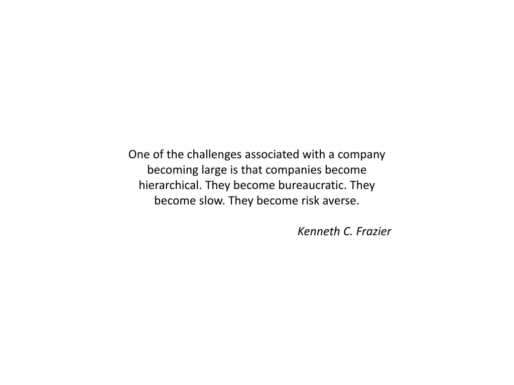 one of the challenges associated with a company