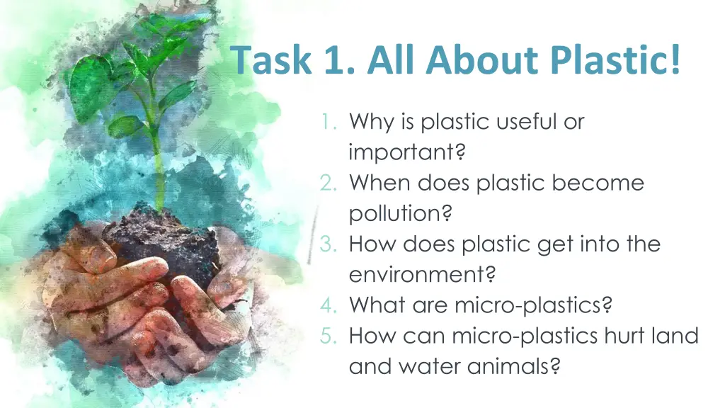 task 1 all about plastic