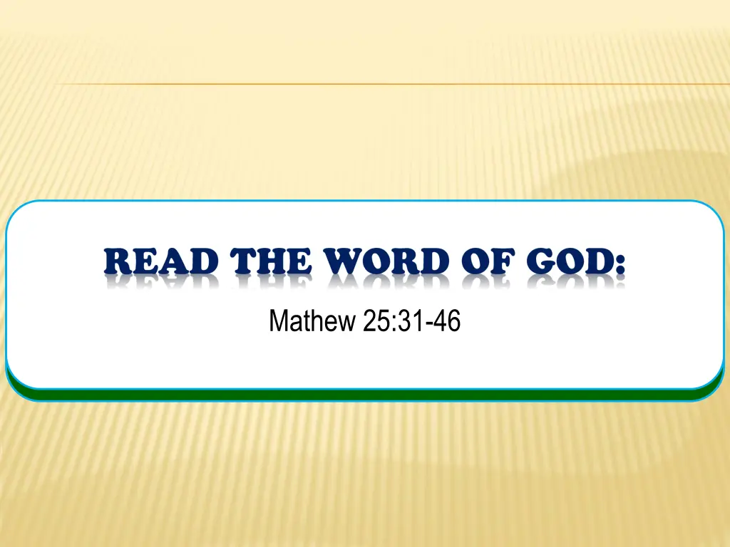 mathew 25 31 46