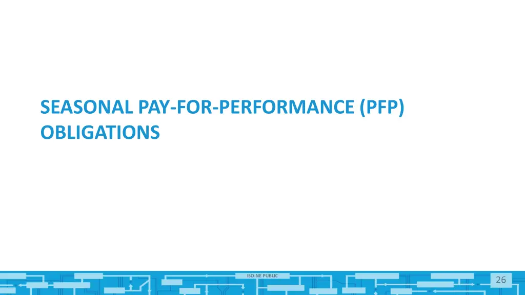 seasonal pay for performance pfp obligations