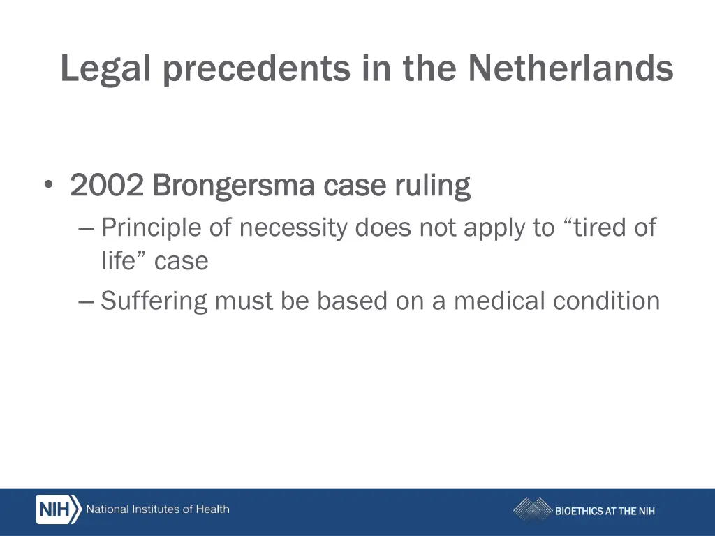 legal precedents in the netherlands 1