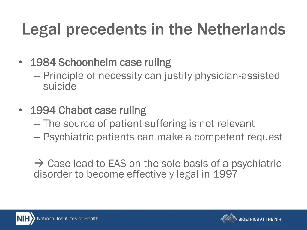 legal precedents in the netherlands