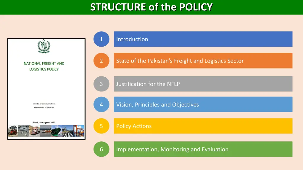 structure of the policy