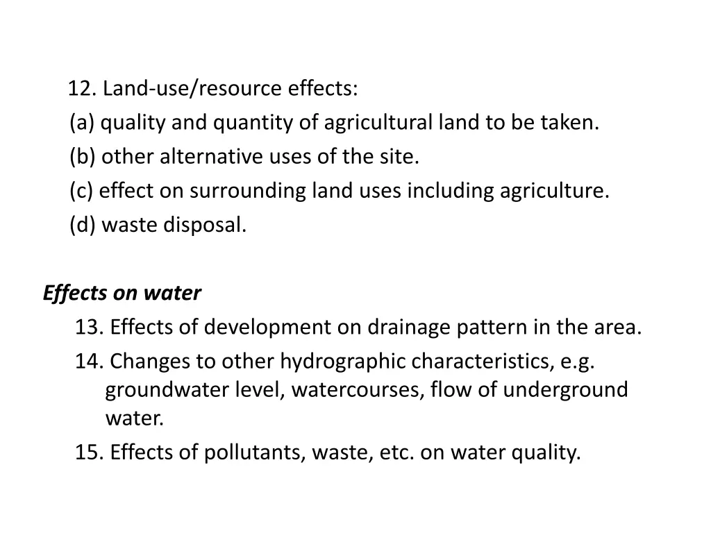 12 land use resource effects a quality