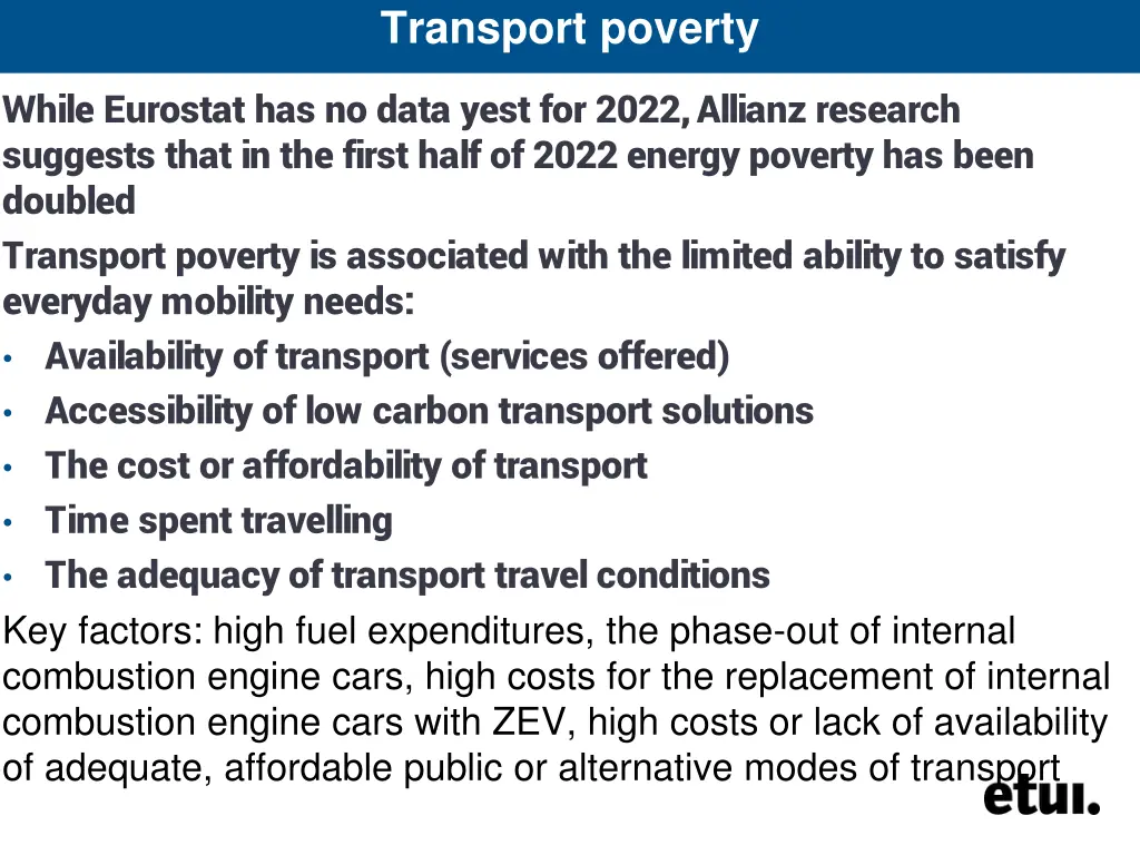 transport poverty