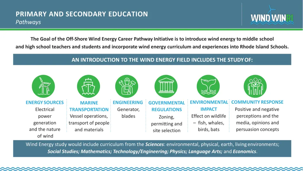 primary and secondary education pathways