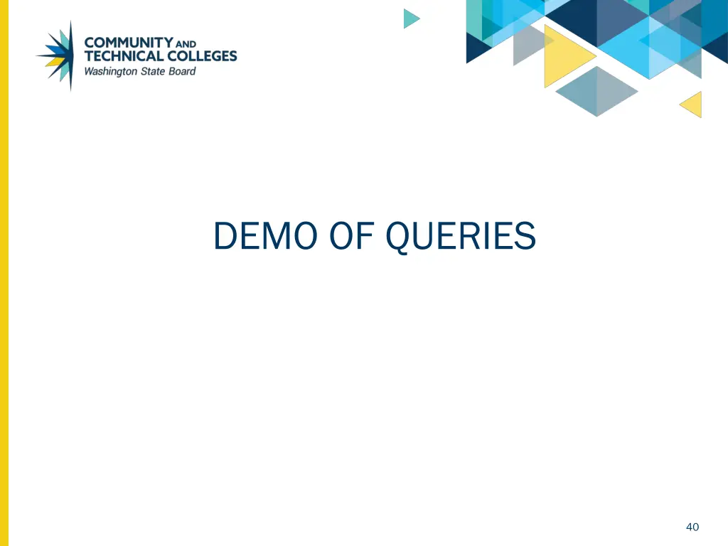 demo of queries