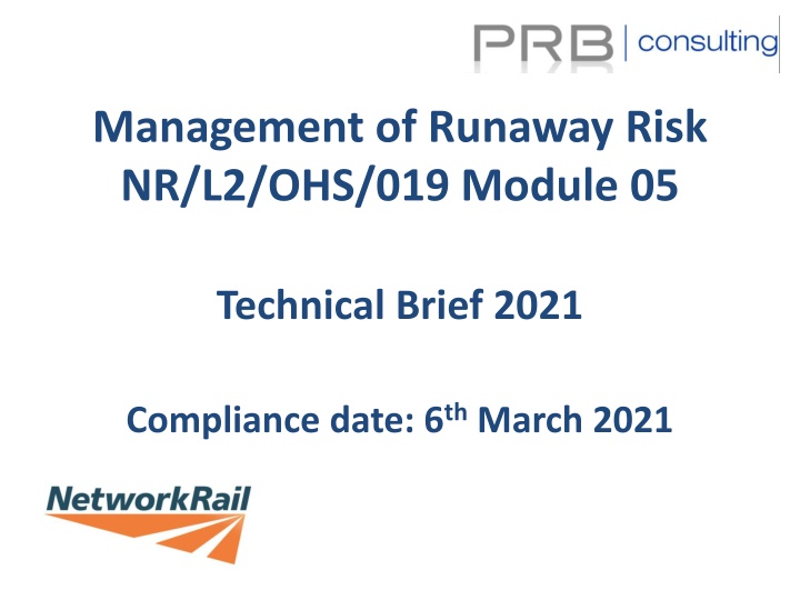 management of runaway risk nr l2 ohs 019 module 05