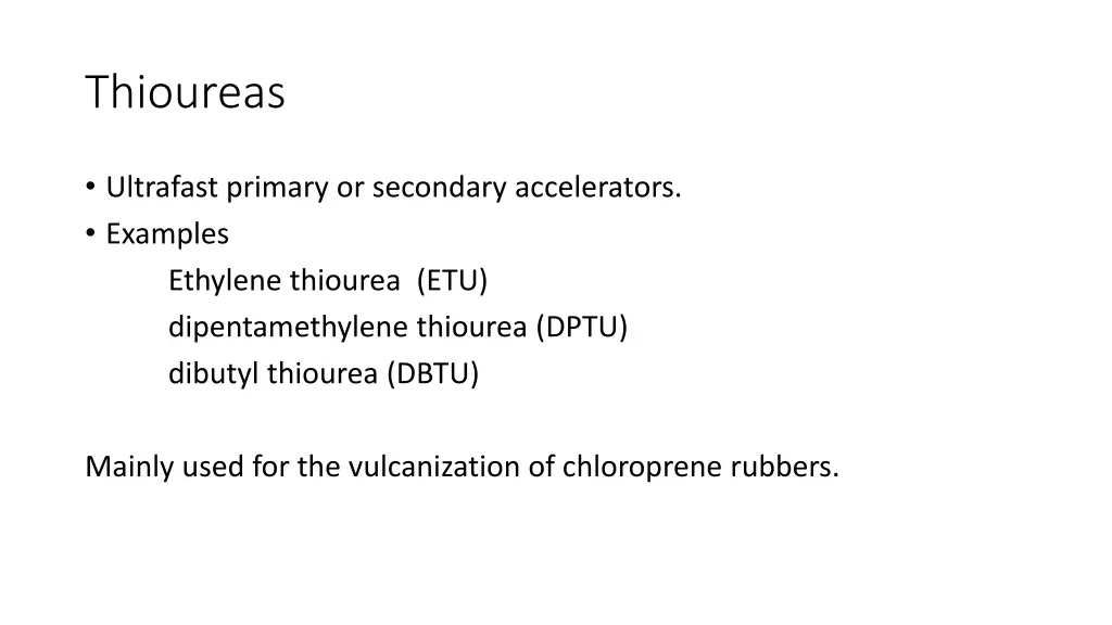 thioureas