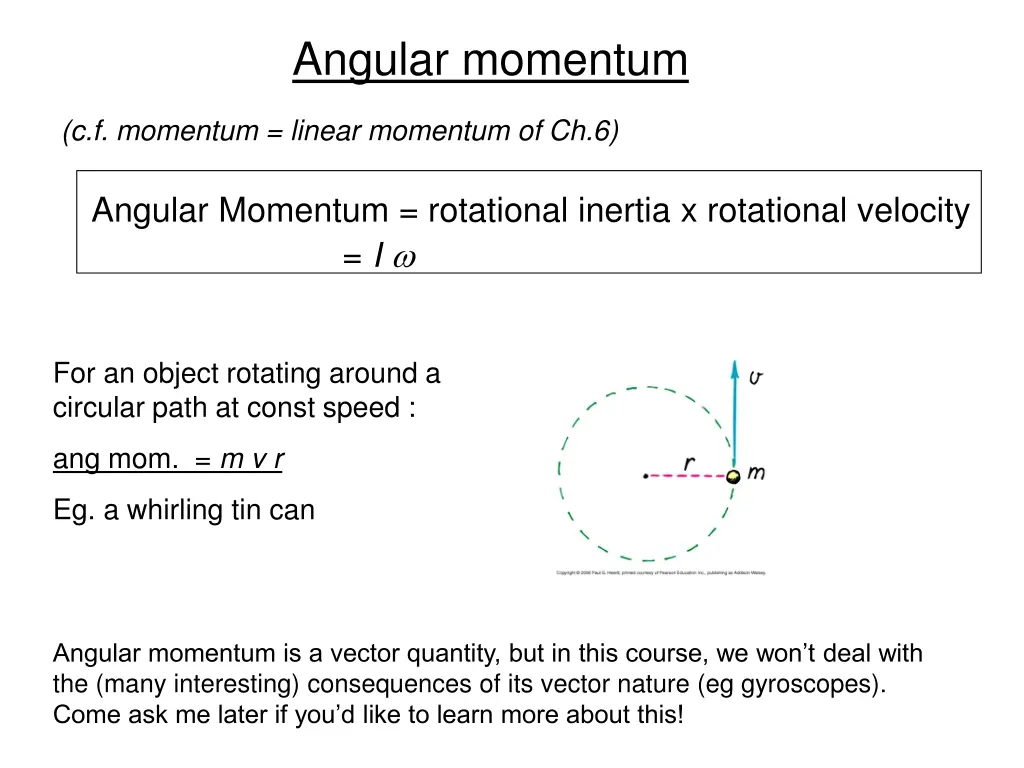 angular momentum