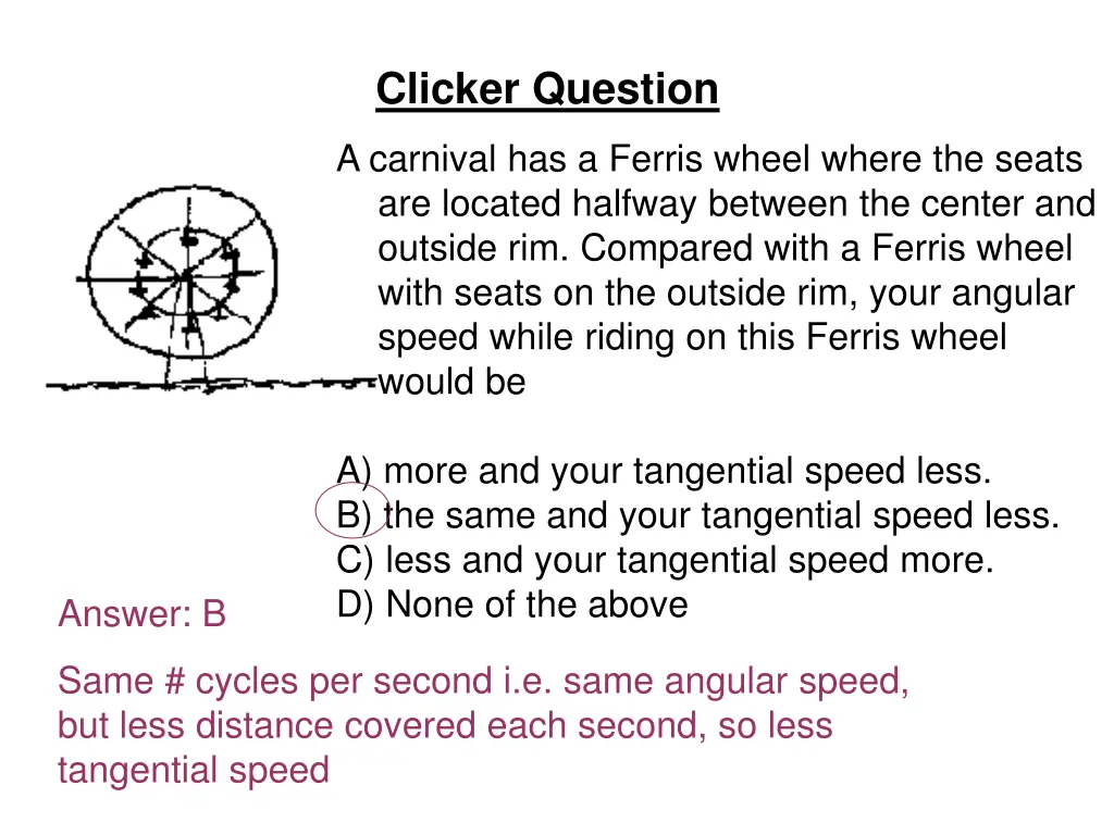 clicker question