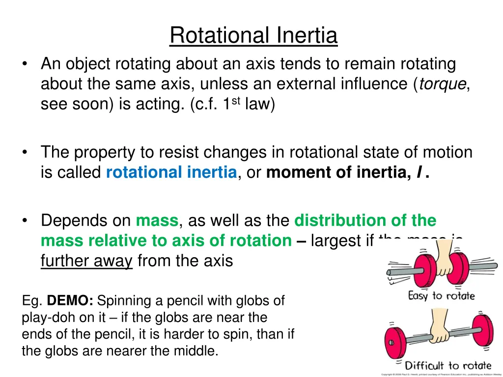 rotational inertia