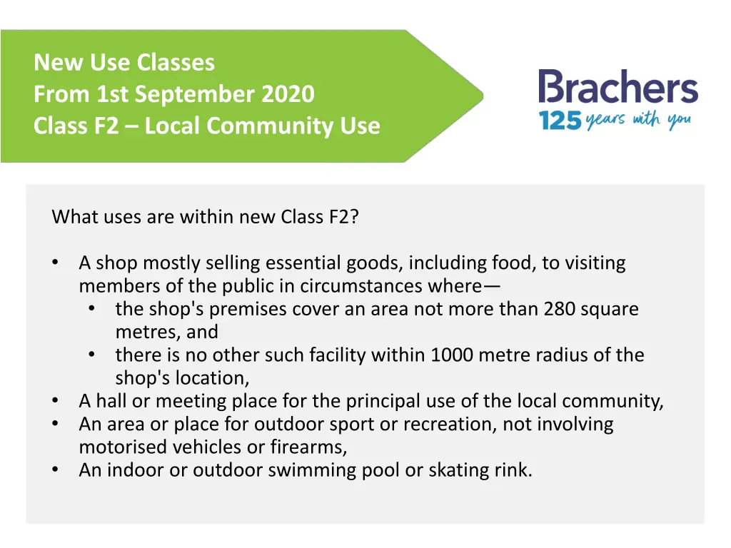 new use classes from 1st september 2020 class 1