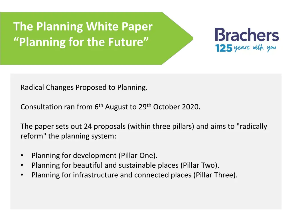 the planning white paper planning for the future