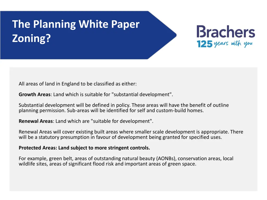 the planning white paper zoning