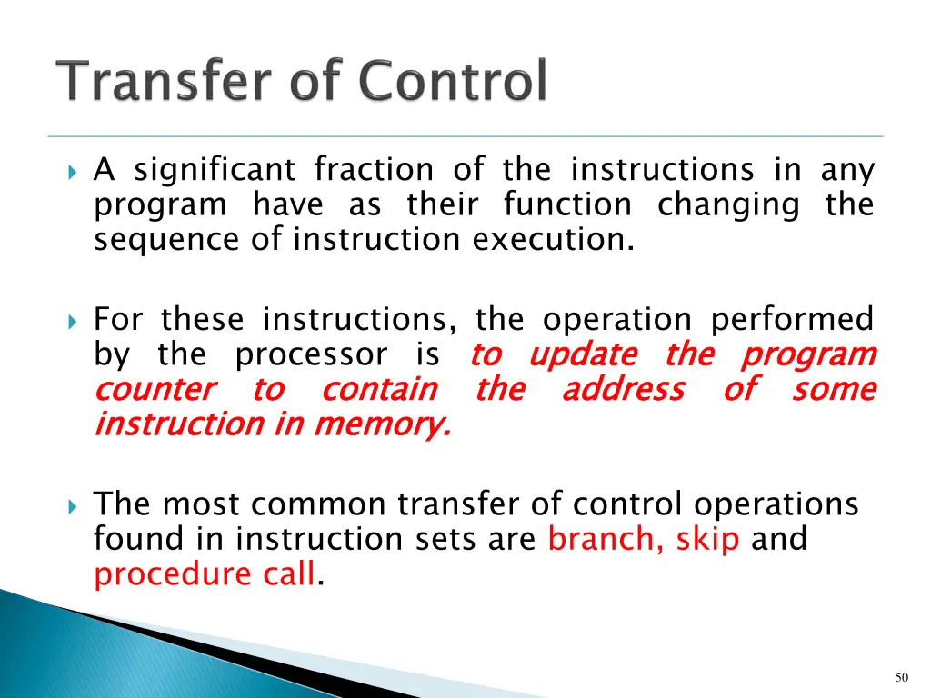 a significant fraction of the instructions