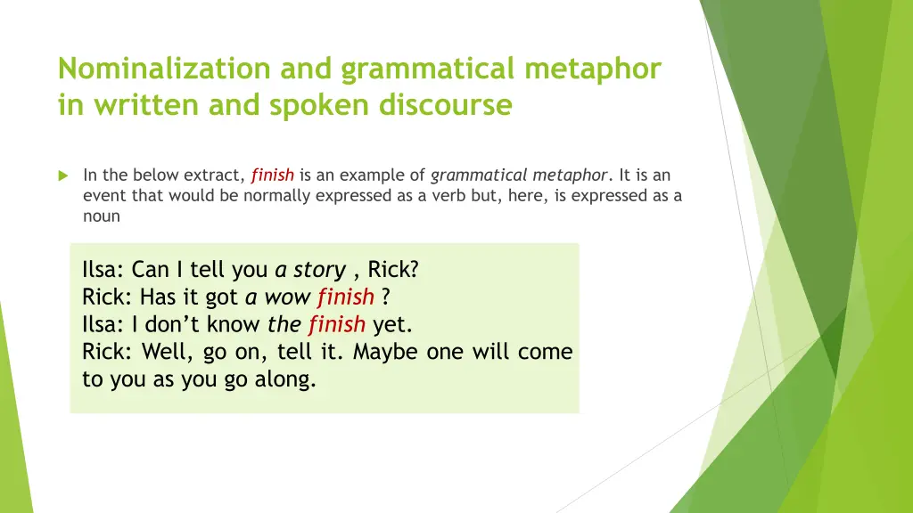 nominalization and grammatical metaphor 2