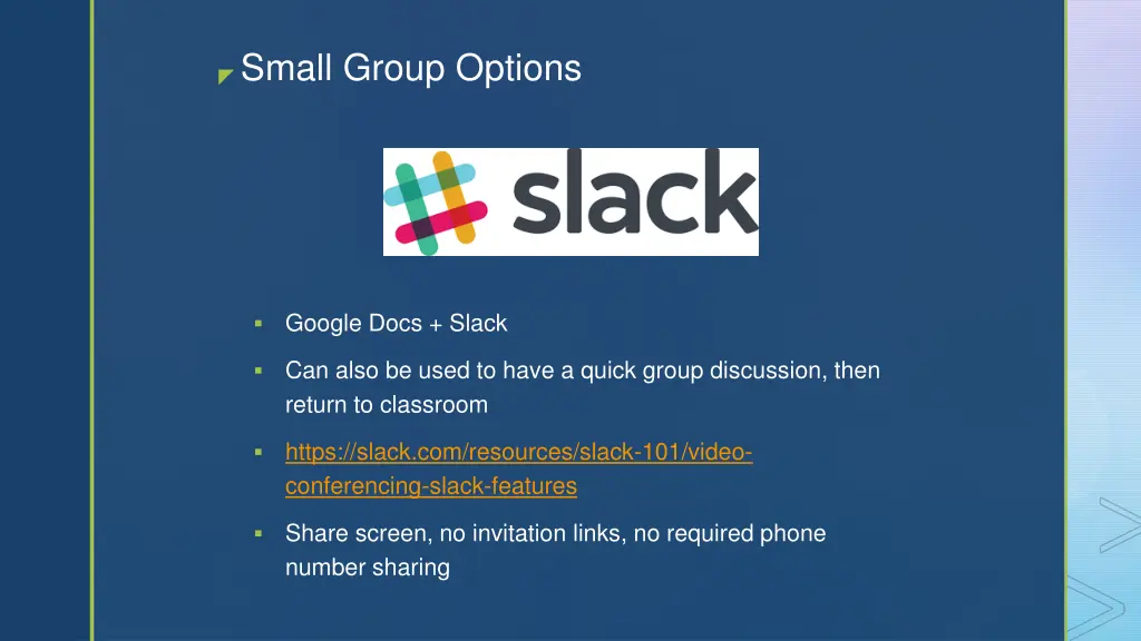 small group options 2