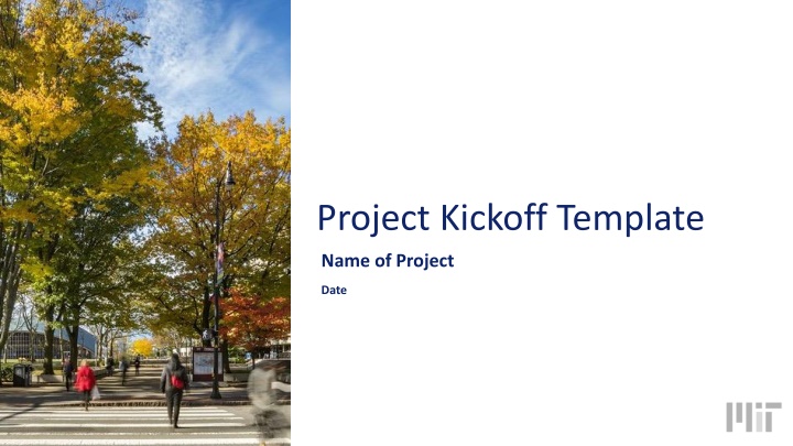 project kickoff template