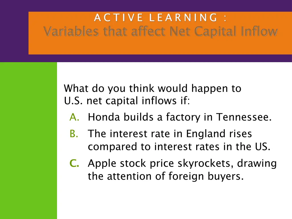 a c t i v e l e a r n i n g variables that affect