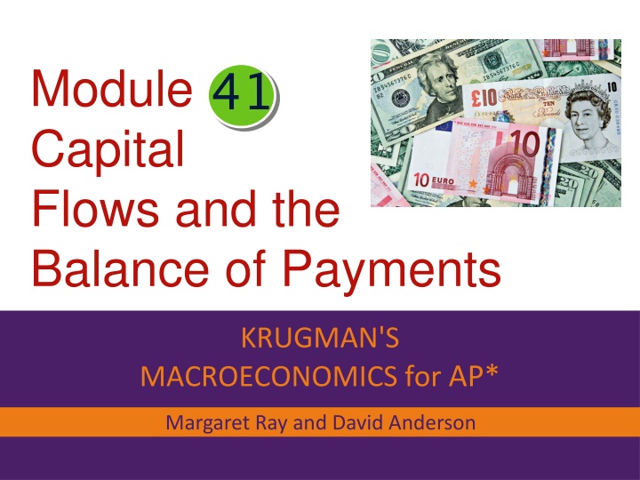 module capital flows and the balance of payments