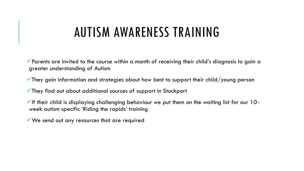 autism awareness training