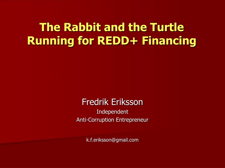 the rabbit and the turtle running for redd