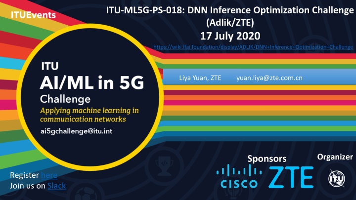 itu ml5g ps 018 dnn inference optimization