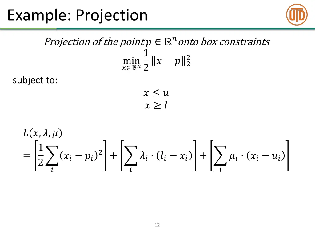 example projection 1