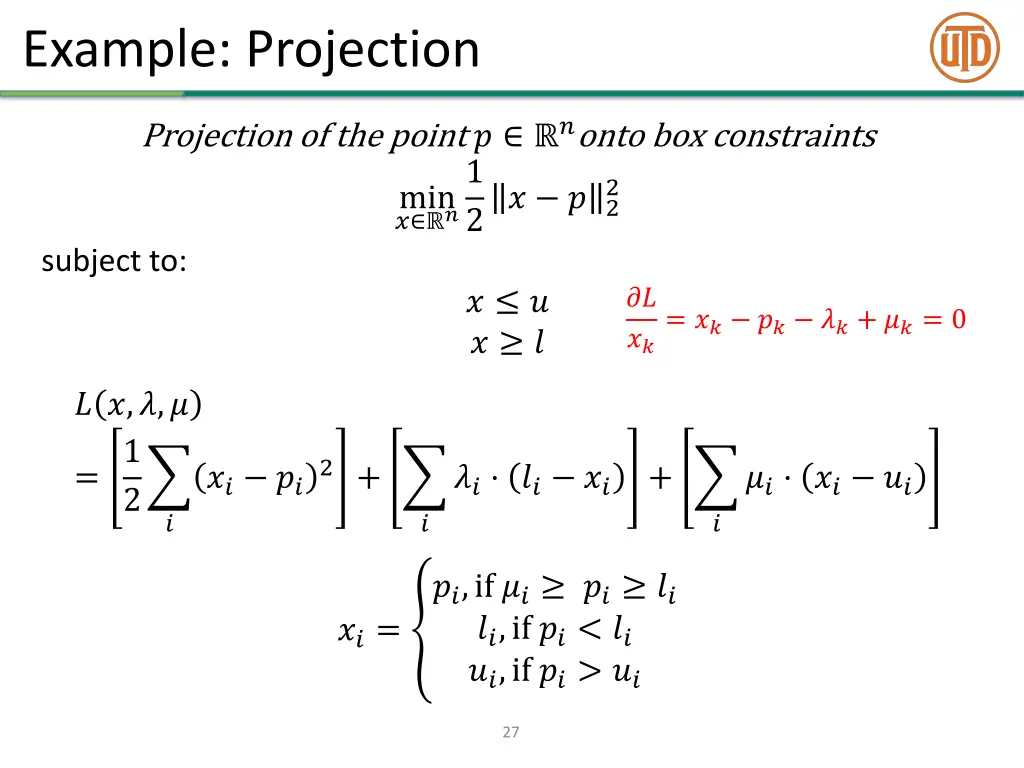 example projection 9