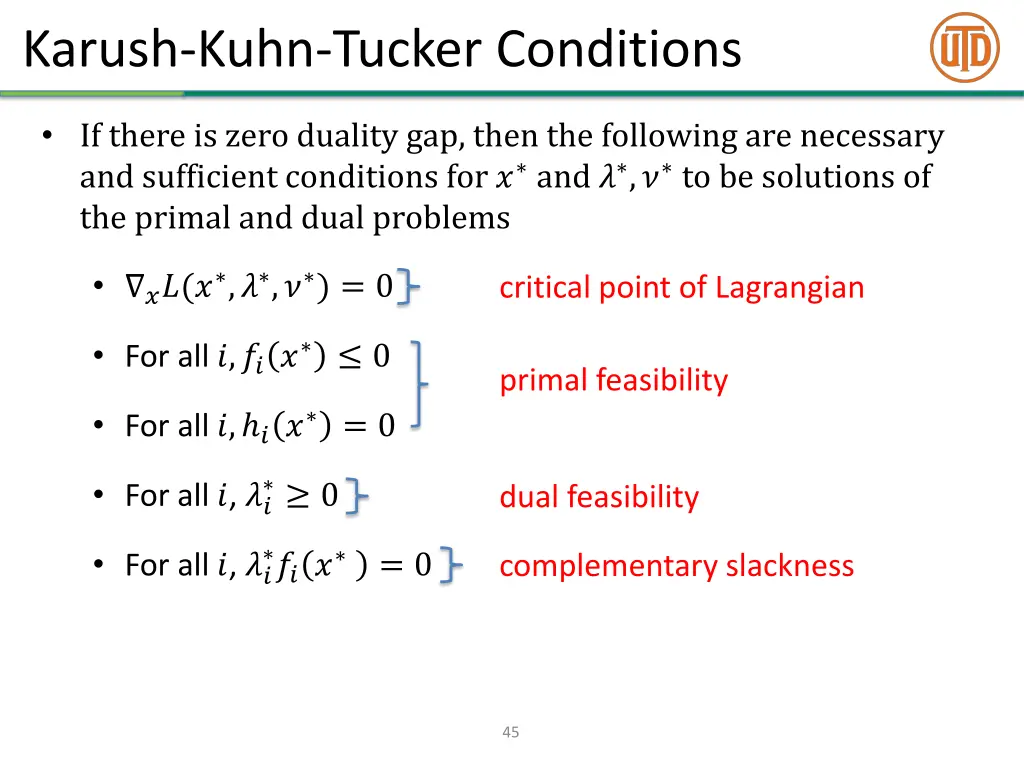 karush kuhn tucker conditions