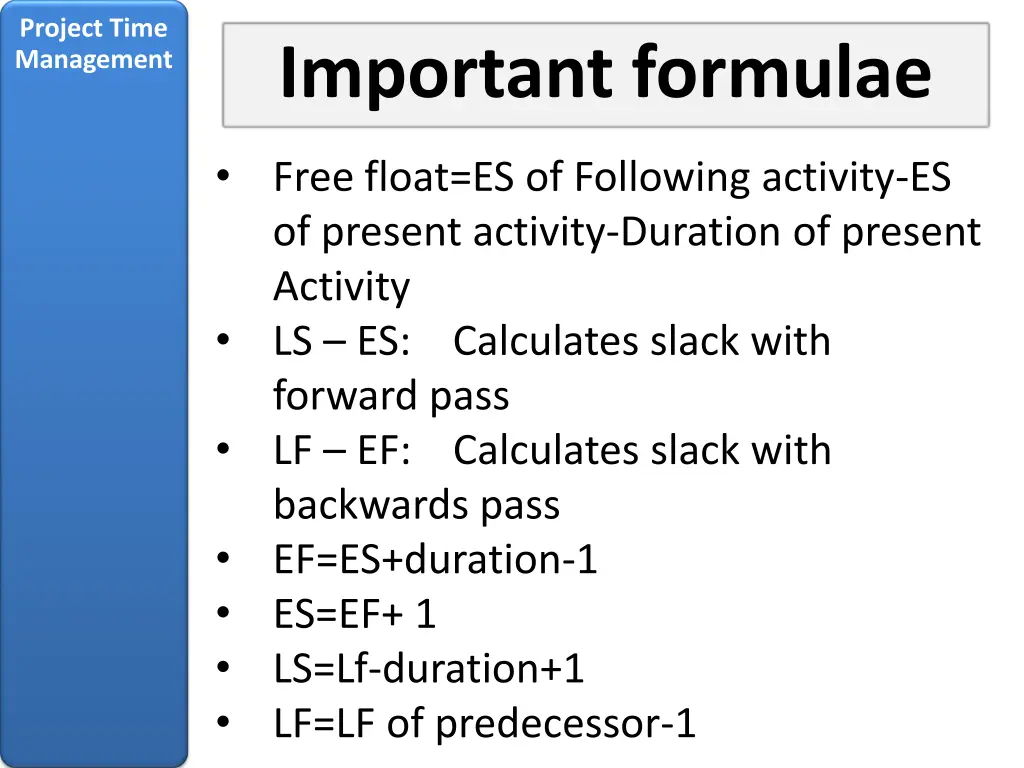 project time management 1