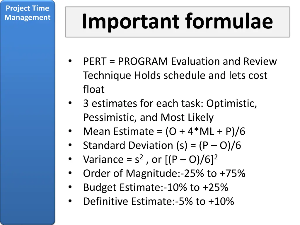 project time management 4