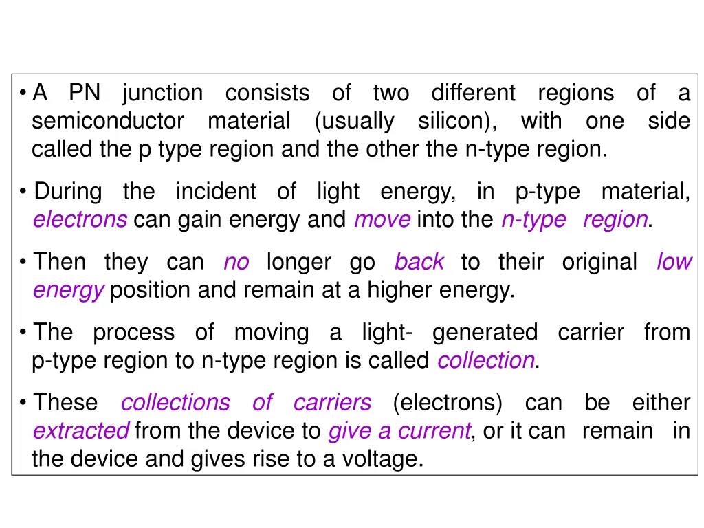 a pn junction consists of two different regions