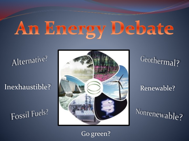 an energy debate