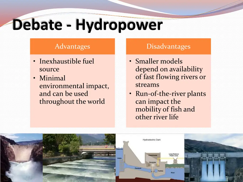 debate hydropower