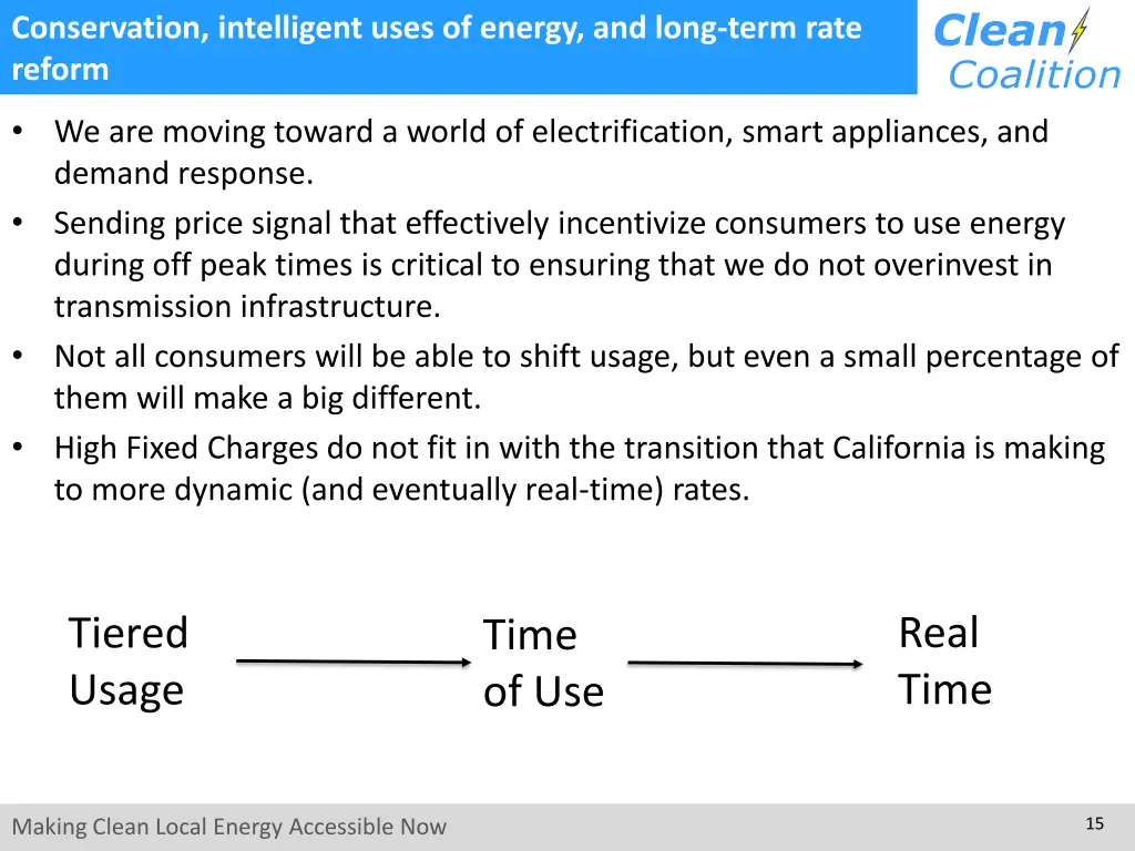 conservation intelligent uses of energy and long