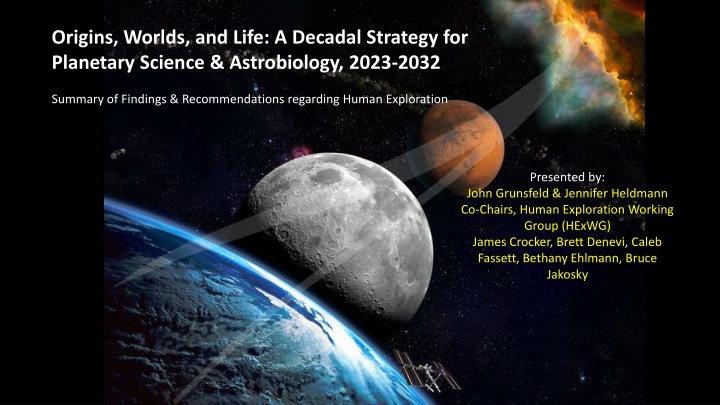 origins worlds and life a decadal strategy