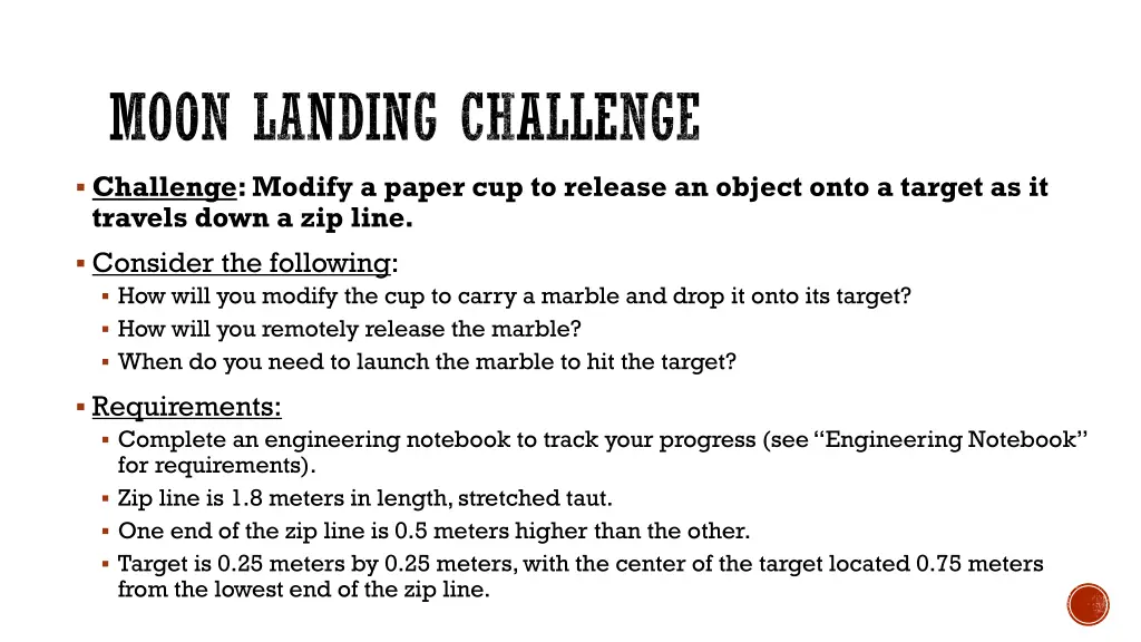 moon landing challenge 1