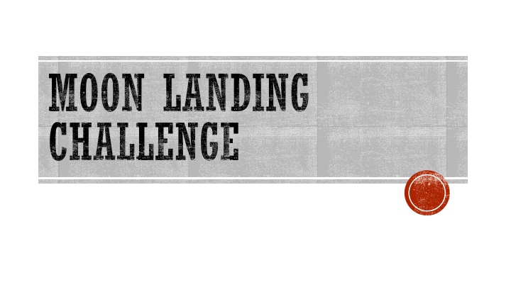 moon landing challenge