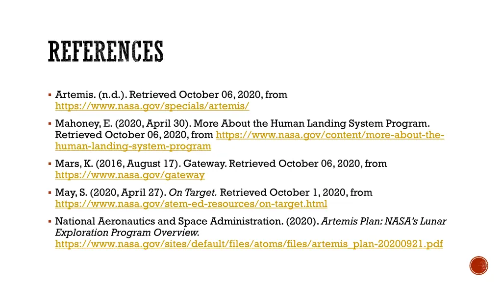 references