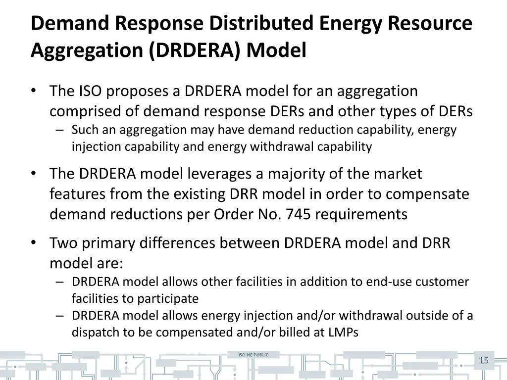 demand response distributed energy resource