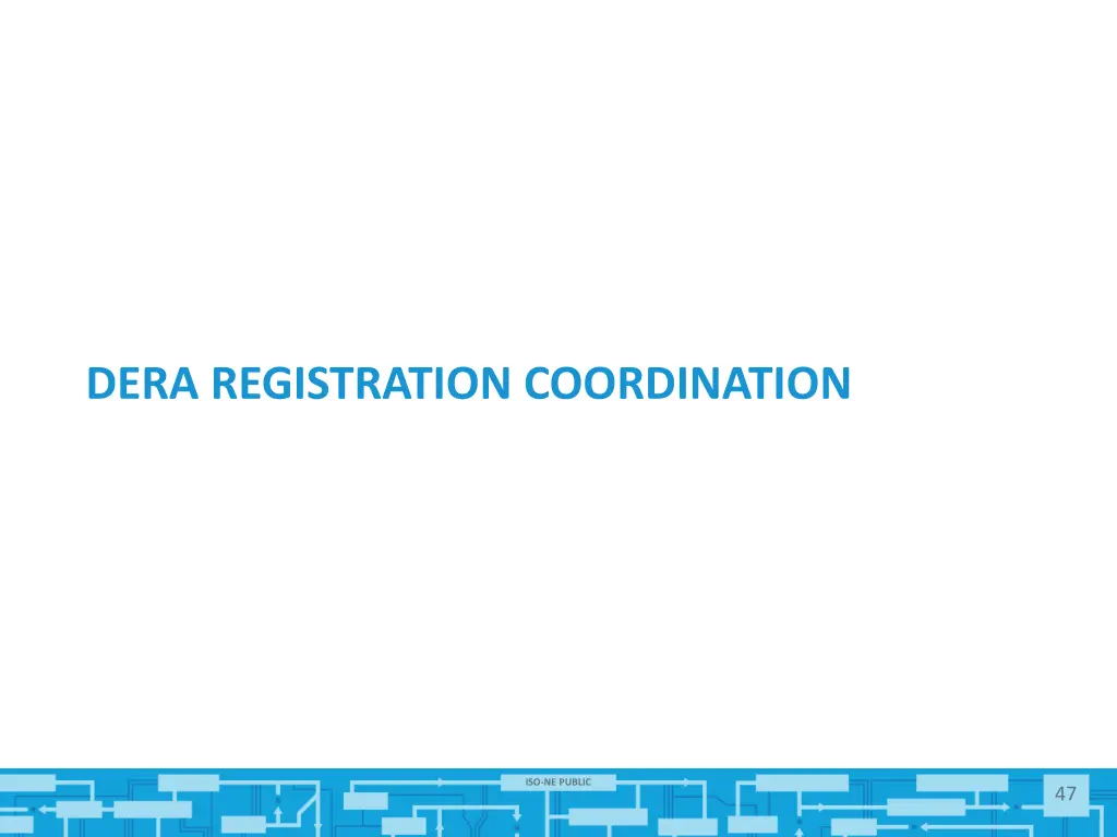 dera registration coordination