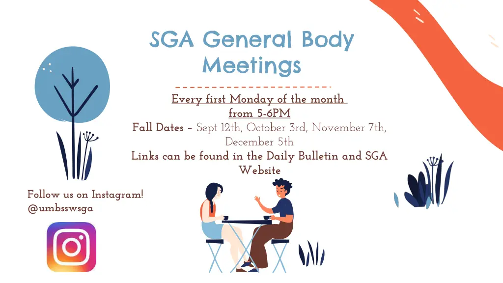 sga general body meetings