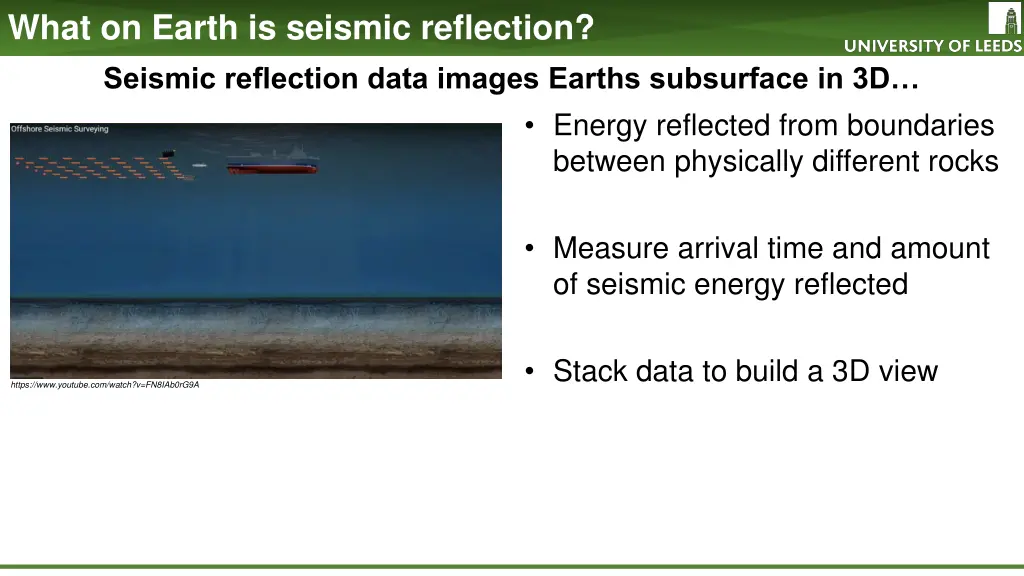 what on earth is seismic reflection seismic